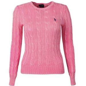 Polo Ralph Lauren
Cable-Knit Cotton Crewneck Sweater